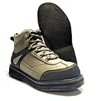 Wading shoes with felt sole